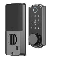 Detailed information about the product Bluetooth Tuya APP Smart Lock With Remote Control Fingerprint Biometric Password Code Deadbolt Lock Automatic Latch Lock