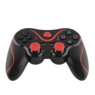 Detailed information about the product Bluetooth Wireless Joystick Game Controller For PS3 Black + Red.