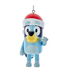 Bluey Santa Hat Ornament Blow Mold 8cm Multicolor Festive Christmas Decoration Holiday Charm Indoor Display Collectible Gift. Available at Crazy Sales for $12.95