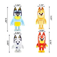 Detailed information about the product Bluey's Family Beach Day: Complete 12-Pack 2 to 3.5 Inch Wolfs Bluey Action Figures Toys Playset for Endless Imaginative Adventures Perfect Kids Gift