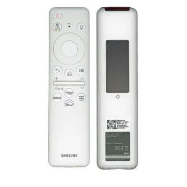 BN59-01456A / TM2361E 2024 White Solar TV Remote Control for Samsung TV, The Frame TV, with Plus, Netflix, Prime, BN5901456A