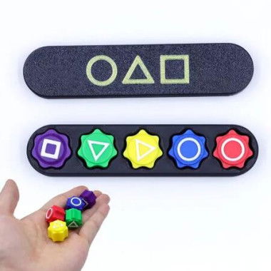 Board Game 3D Printed Gonggi Korean Squid Game 2 Family Travel Portable Fun Interactive Dinner Party Gaming Entertainment