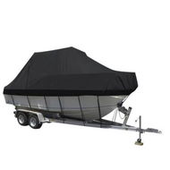 Detailed information about the product Boat Cover 14-16 FT Trailerable Weatherproof Black 16FT