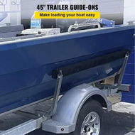 Detailed information about the product Boat Trailer Guide-ons 47 Rustproof Trailer Guides w/Carpet-padded Boards