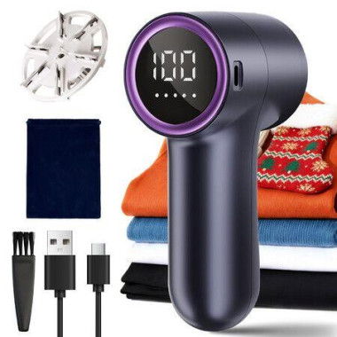 Bobble Remover for Clothes,Rechargeable Lint Remover,Electric Fabric Shaver,Debobbler Clothes Shaver with LED Display & 5 Speeds