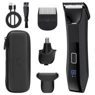 Detailed information about the product Body Hair Trimmer for Men, Groin and Ball Trimmer, Nose Hair Trimmer, Waterproof Wet/Dry Groomer, 3 in 1 Grooming Kit, LED Display