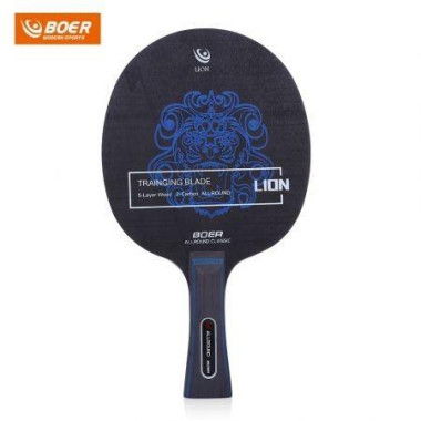 BOER Lion Pattern Table Tennis Ping Pong Racket