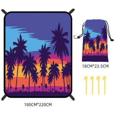 Bohemian Beach Mat Quick Drying Anti Splashing Moisture-proof Mat Outdoor Picnic Mat Camping Blanket Beach Mat