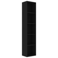 Detailed information about the product Book Cabinet Black 40x30x189 Cm Chipboard