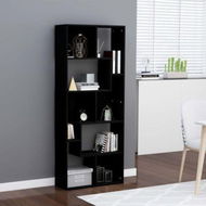 Detailed information about the product Book Cabinet Black 67x24x161 Cm Chipboard