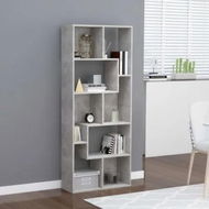 Detailed information about the product Book Cabinet Concrete Grey 67x24x161 cm Chipboard