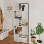 Detailed information about the product Book Cabinet Room Divider Concrete Grey 60x24x155 Cm