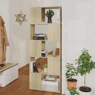 Detailed information about the product Book Cabinet Room Divider Sonoma Oak 60x24x155 cm