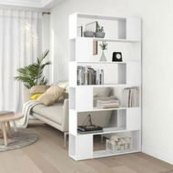 Detailed information about the product Book Cabinet Room Divider White 100x24x188 cm