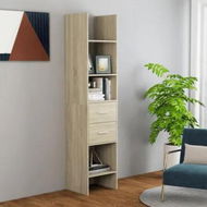 Detailed information about the product Book Cabinet Sonoma Oak 40x35x180 cm Engineered Wood