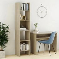 Detailed information about the product Book Cabinet Sonoma Oak 40x35x180 cm Engineered Wood