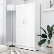 Detailed information about the product Book Cabinet White 82.5x30.5x150 Cm Chipboard.