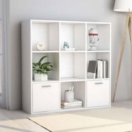 Detailed information about the product Book Cabinet White 98x30x98 Cm Chipboard