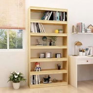 Detailed information about the product Book Cabinet/Room Divider 100x30x200 cm Solid Pinewood