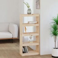 Detailed information about the product Book Cabinet/Room Divider 60x30x135.5 cm Solid Wood Pine