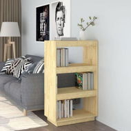 Detailed information about the product Book Cabinet/Room Divider 60x35x103 Cm Solid Pine Wood.