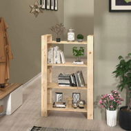 Detailed information about the product Book Cabinet/Room Divider 80x35x125 Cm Solid Wood Pine.