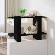 Detailed information about the product Book Cabinet/Room Divider Black 80x30x51 Cm