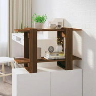 Detailed information about the product Book Cabinet/Room Divider Brown Oak 80x30x51 Cm.