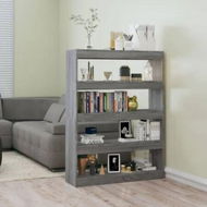 Detailed information about the product Book Cabinet/Room Divider Grey Sonoma 100x30x135 cm