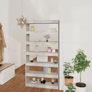 Detailed information about the product Book Cabinet/Room Divider Grey Sonoma 100x30x198 cm Engineered wood