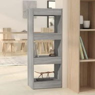 Detailed information about the product Book Cabinet/Room Divider Grey Sonoma 40x30x103 cm Engineered Wood