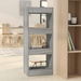 Book Cabinet/Room Divider Grey Sonoma 40x30x103 cm Engineered Wood. Available at Crazy Sales for $69.95