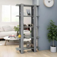 Detailed information about the product Book Cabinet/Room Divider Grey Sonoma 80x30x160 Cm Engineered Wood.