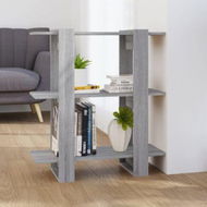 Detailed information about the product Book Cabinet/Room Divider Gray Sonoma 80x30x87 Cm