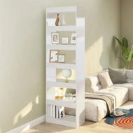 Detailed information about the product Book Cabinet/Room Divider High Gloss White 60x30x198 cm