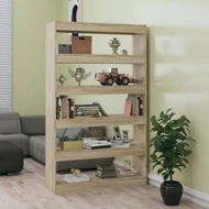 Detailed information about the product Book Cabinet/Room Divider Sonoma Oak 100x30x166 cm