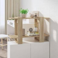 Detailed information about the product Book Cabinet/Room Divider Sonoma Oak 80x30x51 Cm