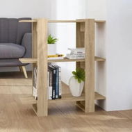 Detailed information about the product Book Cabinet/Room Divider Sonoma Oak 80x30x87cm