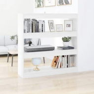 Detailed information about the product Book Cabinet/Room Divider White 100x30x103 cm