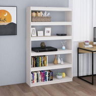 Detailed information about the product Book Cabinet/Room Divider White 100x30x167.5 Cm Solid Pine Wood.