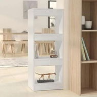 Detailed information about the product Book Cabinet/Room Divider White 40x30x103 cm Engineered Wood