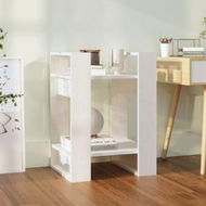 Detailed information about the product Book Cabinet/Room Divider White 41x35x57 Cm Solid Wood Pine.