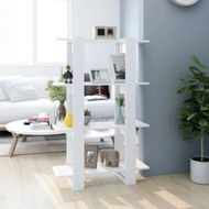 Detailed information about the product Book Cabinet/Room Divider White 80x30x123.5 Cm.