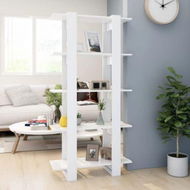 Detailed information about the product Book Cabinet/Room Divider White 80x30x160 Cm Engineered Wood.