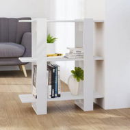 Detailed information about the product Book Cabinet/Room Divider White 80x30x87 Cm