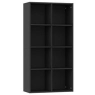 Detailed information about the product Book Cabinet/Sideboard Black 66x30x130 cm Chipboard