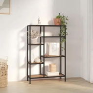 Detailed information about the product Book Shelf 80x30x120 cm Steel and Engineered Wood