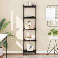 Detailed information about the product Bookcase 5-Tier Black 40x30x154 cm Engineered Wood