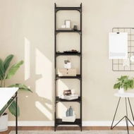 Detailed information about the product Bookcase 6-Tier Black 40x30x188 cm Engineered Wood