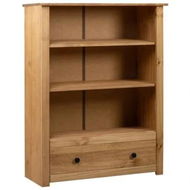 Detailed information about the product Bookcase 80x35x110 cm Solid Pine Wood Panama Range